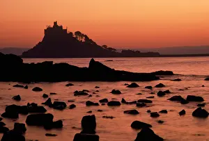 Michaels: CORNWALL - St Michael's Mount at sunset
