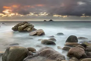 Seascapes: Cot Valley - Looking to The Brisons - Cornwall - UK