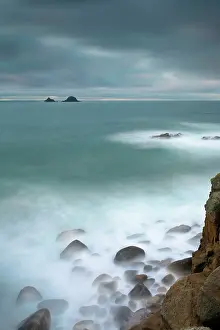 Shutter: Cot Valley Seascape - view looking to the Brisons