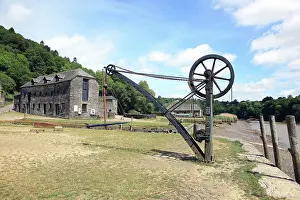 Quay: Cotehele Quay on the River Tamer near Saltash Cornwall with