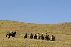 Ceremonies: Cowboys at Bison Roundup Custer State Park Black Hills