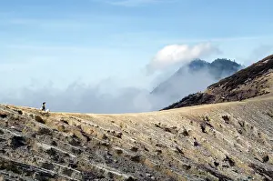 Java: The crater of the Ijen volano on Java