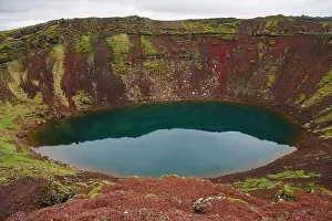 Ruddy: Crater Kerio, Crimsnes, Sudhurland, Iceland