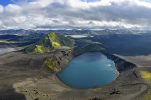 Upland: Crater lake Hnausapollur or Blahylur