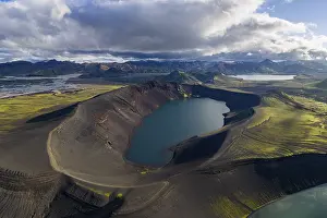 Upland: Crater lake Ljotipollur, Landmannalaugar