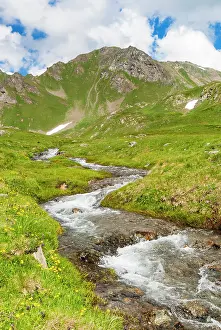 Aosta: Creek, Mont Fallere, Aosta Valley, Italian