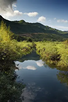 Kodiak: Creek with reflection in Autumn colors