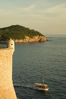 Croatia: Croatia, Dalmatia, Dubrovnik. Old city walls