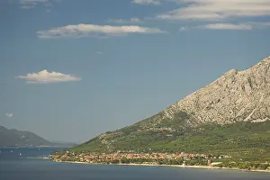 Adriatic: Croatia, Dalmatia, Lush fields and town