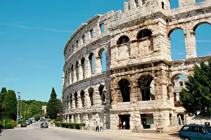 Built: Croatia. Roman Amphitheater. Built in the