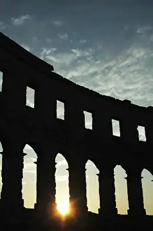 Built: Croatia. Roman Amphitheater. Built in the