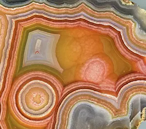 Agate: Cross-section of Mexican Agate