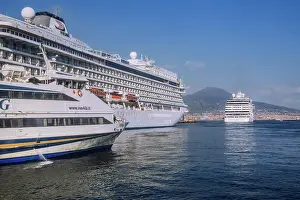 Ship: Cruise ships at Statione Marittima in port with