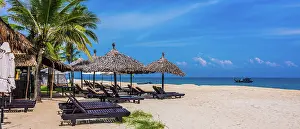 Quang: Cua Dai, sandy sea beach near Hoi An in Quang Nam