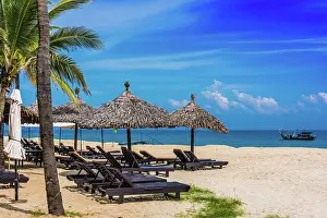 Quang: Cua Dai, sandy sea beach near Hoi An in Quang Nam