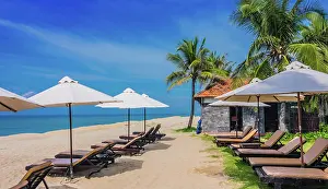 Quang: Cua Dai, sandy sea beach near Hoi An in Quang Nam