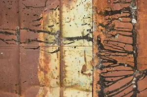 Habana: Cuba - Old and rusty metal gate in Habana Vieja