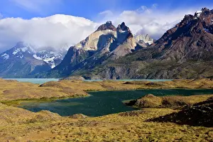Cuernos del Paine - mountain scenery encompassing