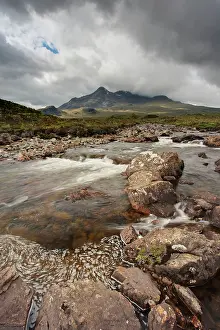 Cuillin: Cuillin mountain Sgurr nan Gillean from Glen Sligachan