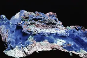 Radiating: Cyanotrichite