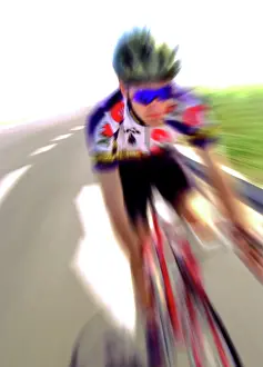 Bikes: Cyclist at speed