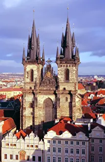 Rooftop: Czech Republic, Prague. Church of Our Lady