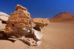 4300: Dali Rocks - wind and sand artfully sculpted rock