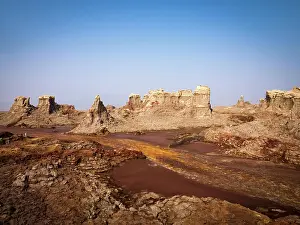 Thermal: Dallol Geothermal Area, Danakil Depression, Mountains, E