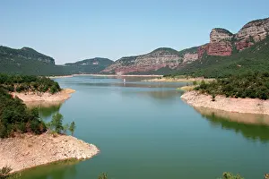 Electric: Dam of Sau in the river Ter. Barcelona province
