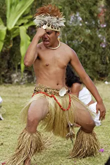 Fiesta: Dancer on Rapa Nui Language Day, a fiesta organised