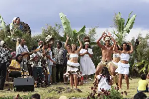 Fiesta: Dancers on Rapa Nui Language Day, an annual school