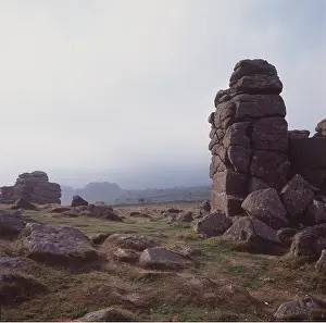 Tors: DARTMOOR - Hound Tor and Greator Rocks Tor