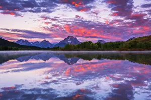 Russ: Dawn light over the Tetons from Oxbow Bend, Grand