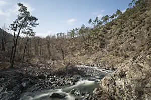 Bend: Daylight long exsposure stream lanscape, Beigua Geopark