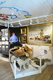 Sledge: Denmark. Greenland. West coast. The museum of Knud