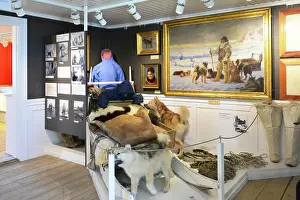 Sledge: Denmark. Greenland. West coast. The museum of Knud