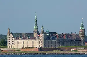 15th: Denmark, Helsingoer. Ocean view of Kronborg