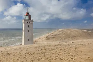 Features: Denmark, Jutland, Lonstrup, Rudbjerg Knude Fyr Lighthouse