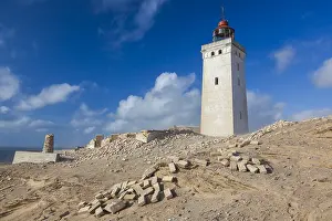 Features: Denmark, Jutland, Lonstrup, Rudbjerg Knude Fyr Lighthouse
