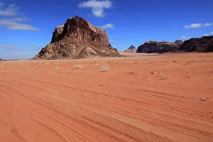 Indulgence: Desert landscape in Wadi Rum, Jordan, Asia