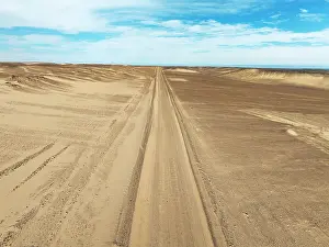 Remote: Desert road in the Namib Desert
