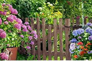 051218: Deutschland, Gartentor, Gartenzaun, Gartenpforte