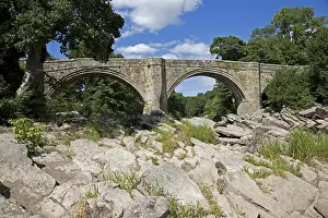 Built: Devils Bridge - a triple arched bridge built of