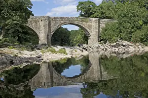 Built: Devils Bridge - a triple arched bridge built of