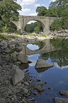 Built: Devils Bridge - a triple arched bridge built of