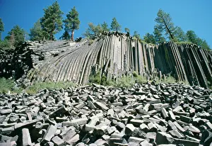 Postpile: Devil's Postpile, basaly columns
