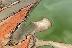 Diamantina: Diamantina River.in flood near Birdsville. Aerial
