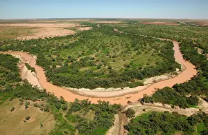 Diamantina: Diamantina River.near Birdsville, South australia
