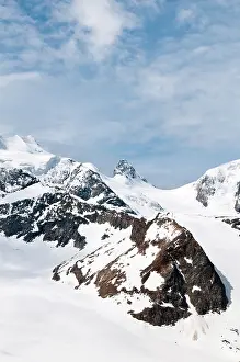 Bernina: Diavolezza Peak, Switzerland. At the summit