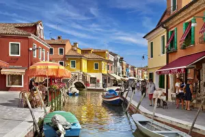 Adriatic: DIG, geography / travel, Italy, Venice Lagoon, Burano